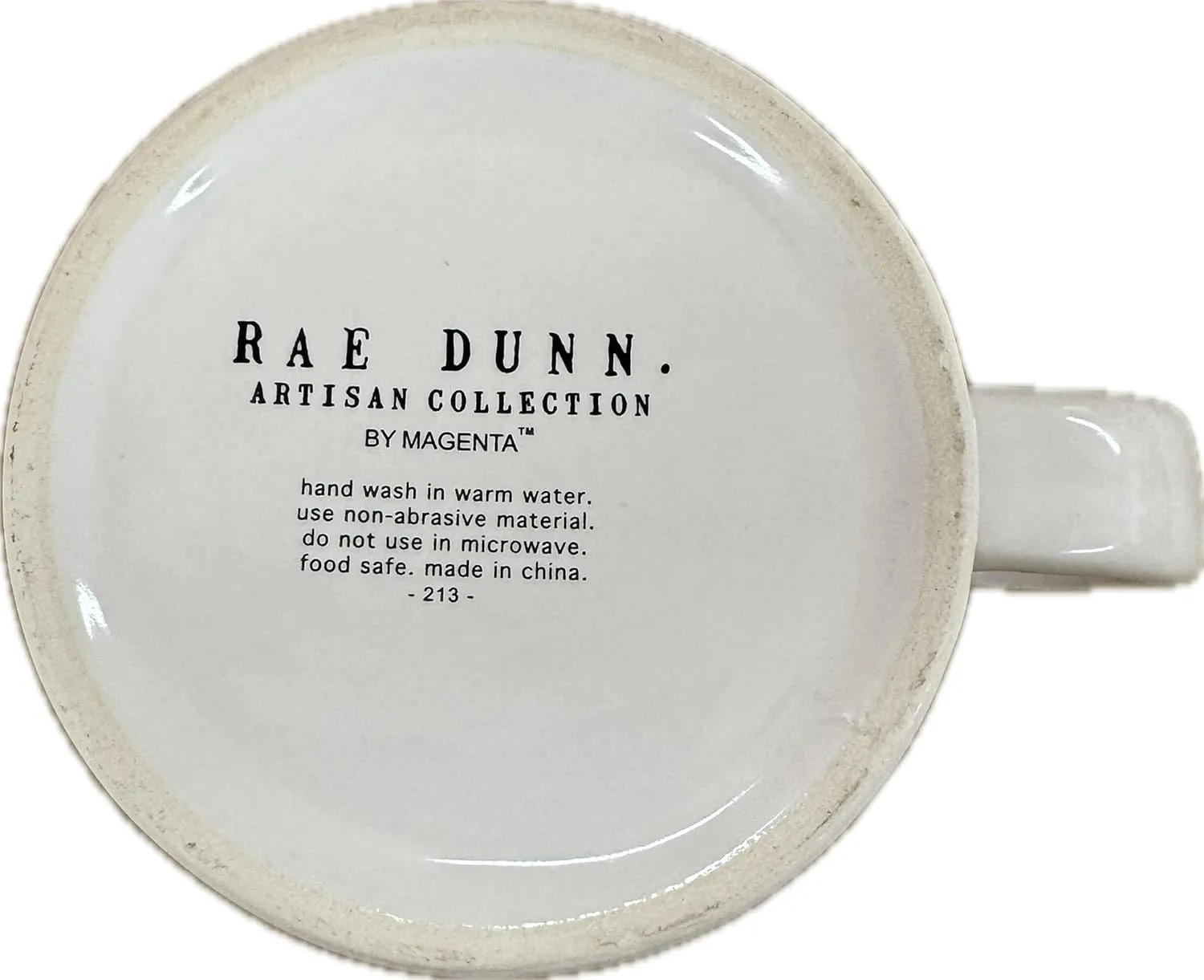 Rae Dunn Artisan Collection Mom Ceramic Coffee Mug, Floral Design with Pink Interior