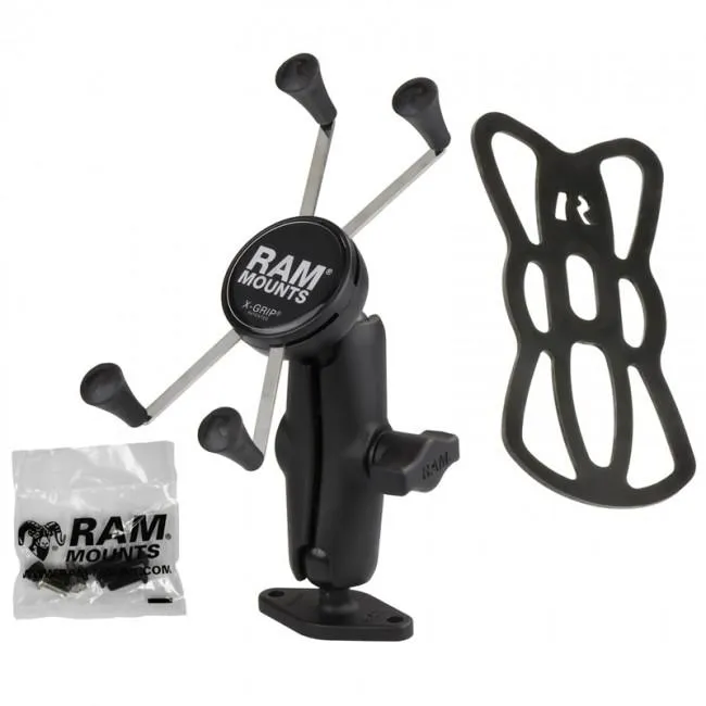 RAM 1" Ball Mount with Diamond Base & X-Grip® for Samsung Galaxy Note 10 (sku 47551)