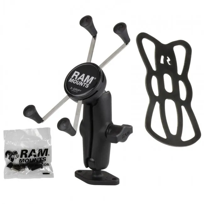 RAM 1" Ball Mount with Diamond Base & X-Grip® for Samsung Galaxy S10 5G (sku 44297)
