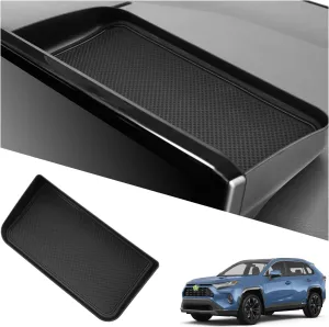 RAV4 Behind Screen Organizer,for Toyota RAV4 Accessories Dash Storage Tray Compatible with 2019 2020 2021 2022 2023 2024 2025 Toyota RAV4 LE/XLE/Limited/Adventure/XLE Premium/TRD Off Road