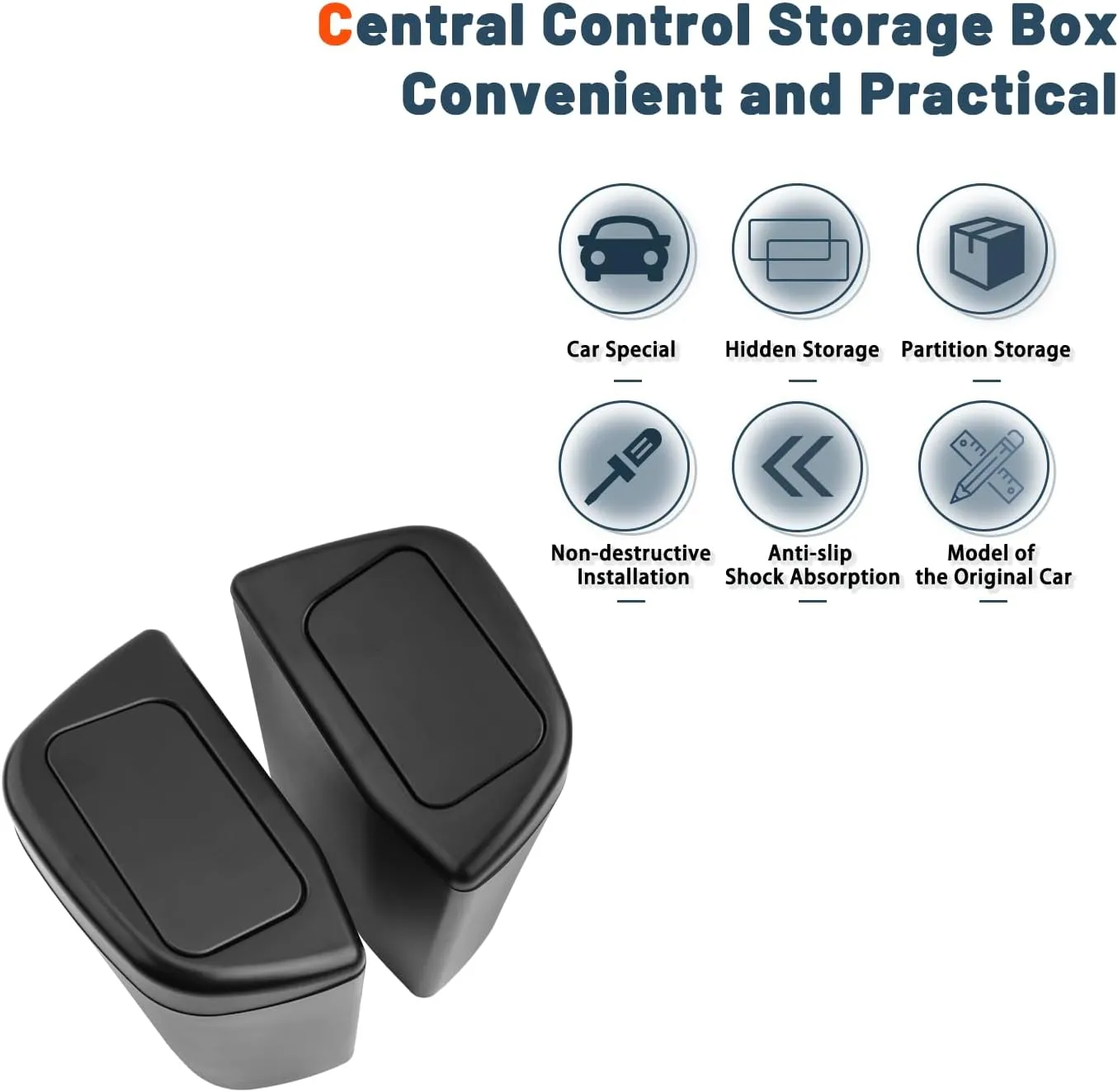 RAV4 Trash Can Toyota RAV4 Portable Mini Car Trash Bin with Lid for Storage and Organize Toyota RAV4 Accessories Plastic Garbage Can Compatible with 2019 2020 2021 2022 2023 2024 2025 Toyota RAV4