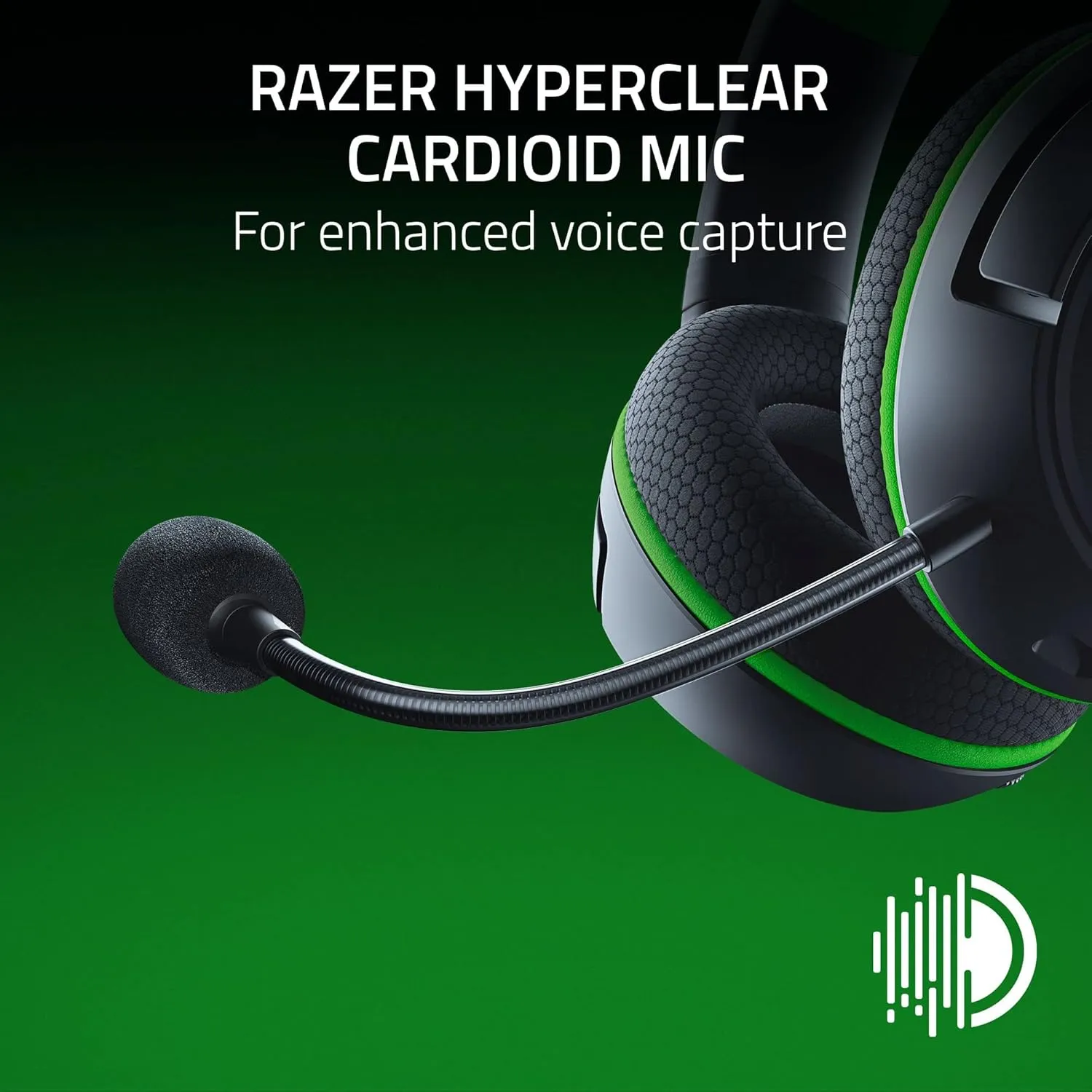 Razer Kaira HyperSpeed Wireless Gaming Headset for Xbox Series X|S, Xbox One, PC: TriForce 50mm Drivers - HyperClear Cardioid Mic - Low Latency Bluetooth - Up to 30 Hour Battery Life - Black