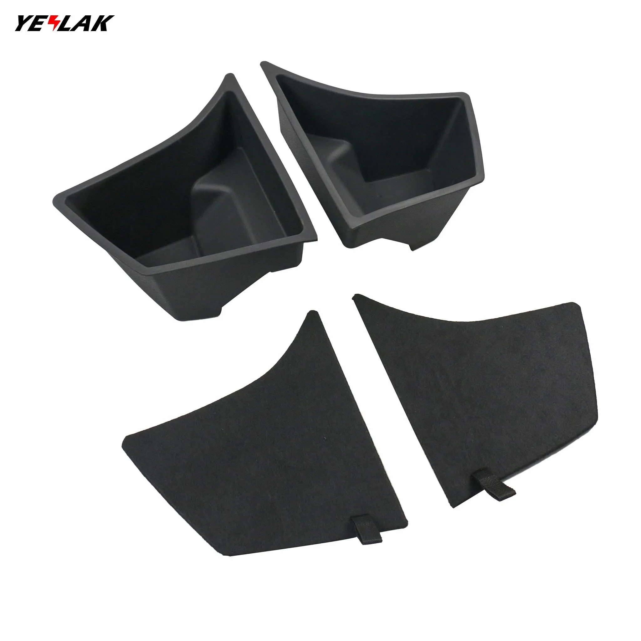 Rear Trunk Side Storage Bins for Tesla New Model 3 Highland 2024 