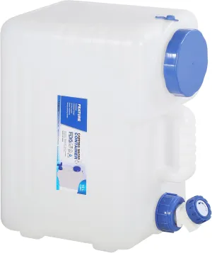 REDCAMP 4 Gallon/15L Portable Water Container with Spigot,Camping Water Jug,Camping Water Container, Large Water Tank,Portable Emergency Water Storage for Camping,Car,Hiking,Hurricane Supplies