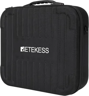 Retekess TT016 Portable Tour Guide System Storage Bag, Handheld 48 Slot Carry Bag, Applicable to TT116, TT106, TT105, TT109, TT104, and TT122 Multichannel Interpreter Device