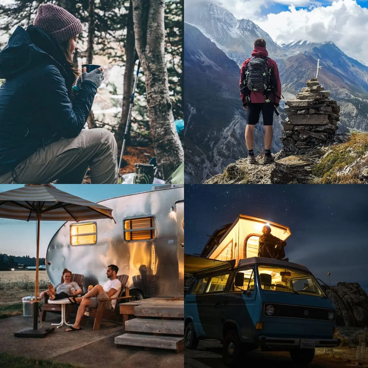 ROCK CLOUD Packable Camping Blanket Ultralight Outdoor Blankets Stadium for Hiking Camp Travel Outside Sports, Navy