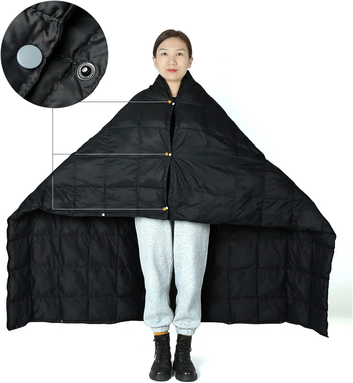 ROCK CLOUD Packable Camping Blanket Ultralight Outdoor Blankets Stadium for Hiking Camp Travel Outside Sports S