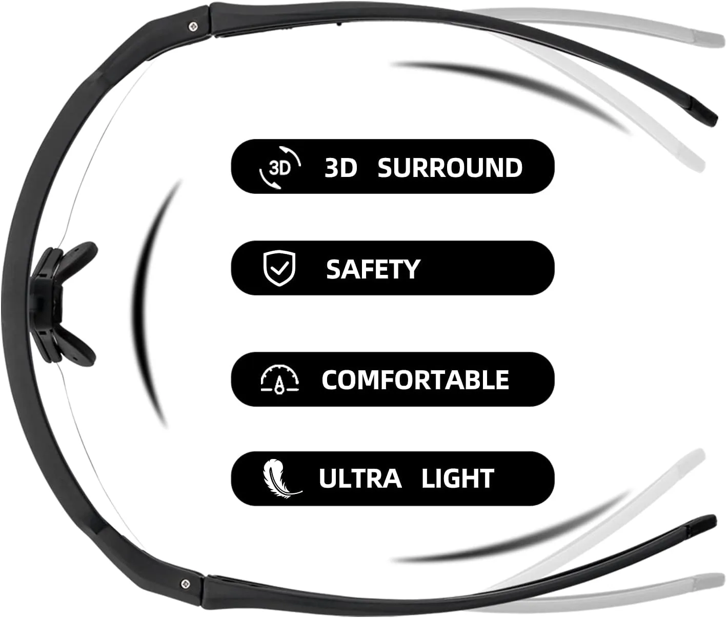 ROCKBROS Photochromic Sports Sunglasses for Men Women Cycling UV Protection