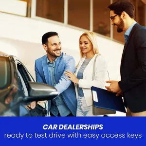 Rollable Key Case Roll Up Key Organizer Roll Up Key Case Flexible Durable Vinyl 30 Keys Car Dealership Black 18inch x 21 14inch 7052 30 key capacity