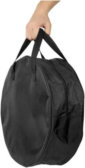 Round Cable Organizer Bag - Heavy Duty Water Resistant Cable Management Storage Bag - Perfect for Jumper Cables, RV Sewer Pipe, EV Charging Cord Storage, Camper and Garden Hoses