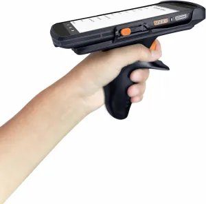 Rugged 4G LTE Android Barcode Scanner Pistol Grip Handheld Mobile Computer 5" Touch Screen with Honeywell N6603 1D 2D Code Reader WiFi GPS for Enterprise WMS