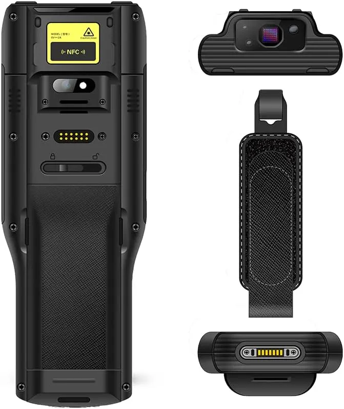 Rugged Android Handheld PDA Warehouse Inventory Barcode Scanner, Integrated Zebra 2D Scan Engine, Physical Keypad, GPS, WiFi & 4G for WMS & Logistics