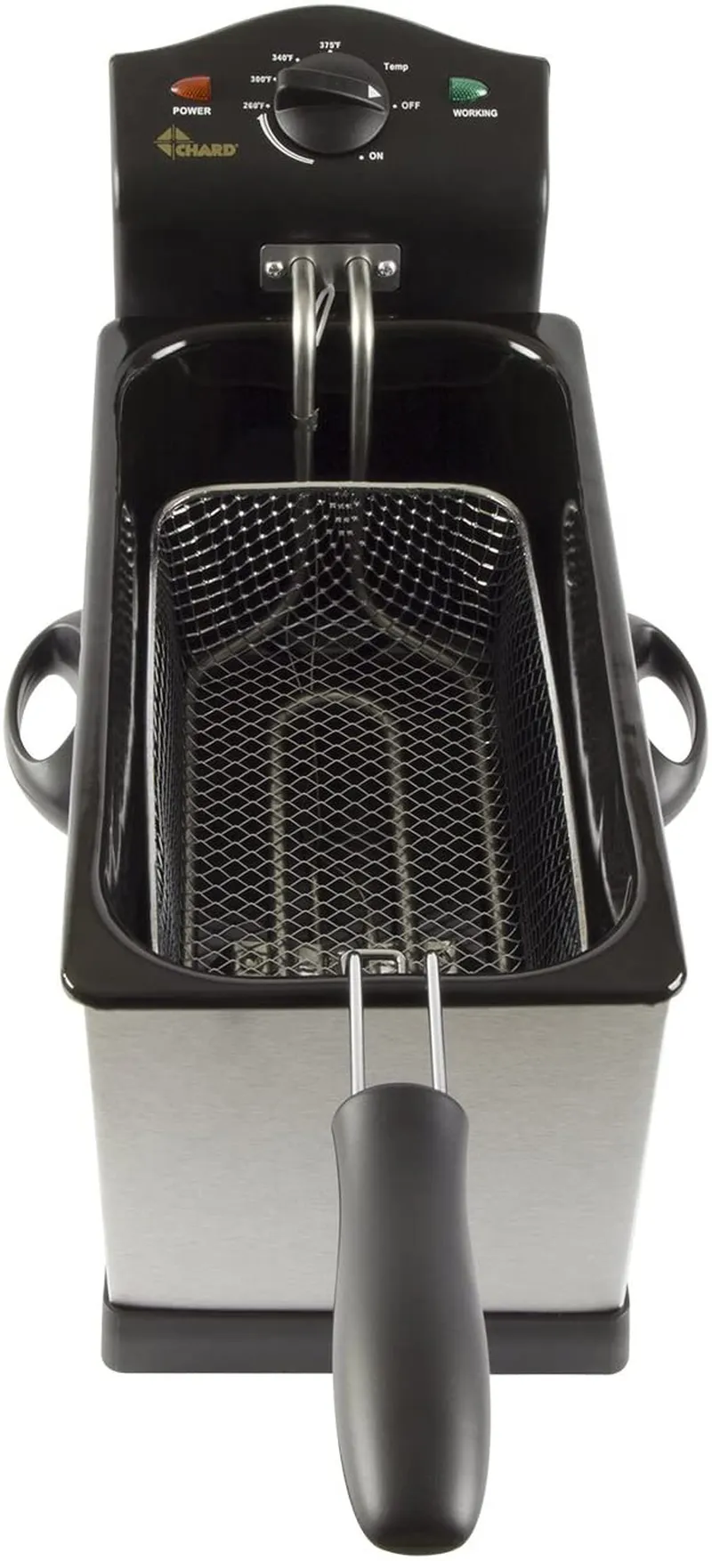Rynx | Chard DF-3E, Electric Fryer, Stainless Steel, 3 Liters, 1700 watts