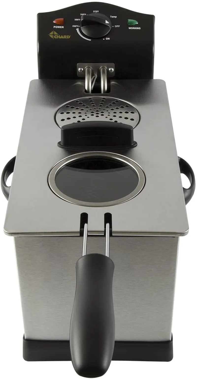 Rynx | Chard DF-3E, Electric Fryer, Stainless Steel, 3 Liters, 1700 watts