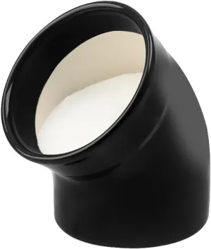 Salt Pig, Dishwasher Safe Ceramic Salt Cellar Modern and Minimalist, Salt Pig Ceramic for Convenient Access to Seasoning, Wide Caliber Salt Holder for Counter, Black
