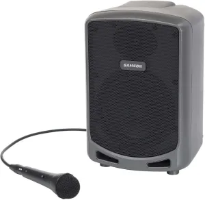Samson Expedition Express Plus 75-Watt Rechargeable Bluetooth Portable Power Amplifier Speaker with Samson Wired Mic