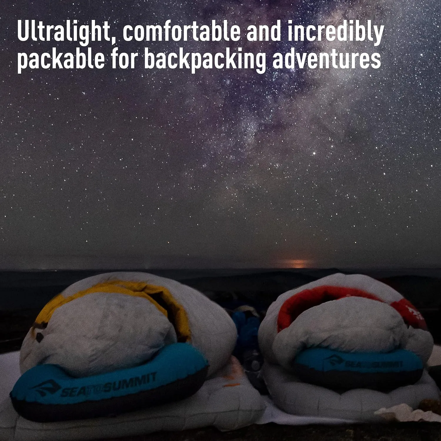 Sea to Summit Aeros Ultralight Inflatable Camping and Travel Pillow, Deluxe (22 x 14), Aqua