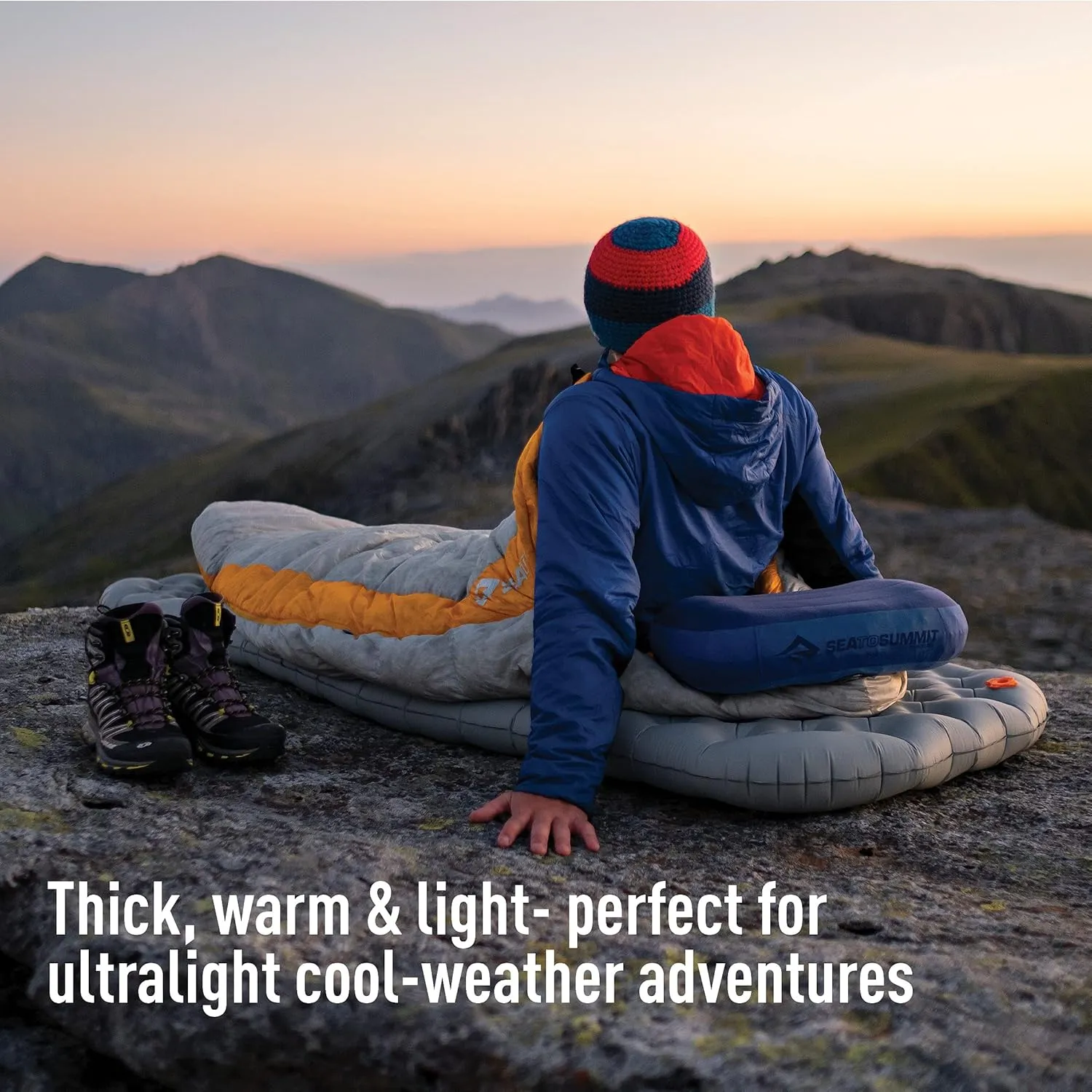Sea to Summit Ether Light XT Extra-Thick Insulated Sleeping Pad, Tapered - Regular (72 x 21.5 x 4 inches)