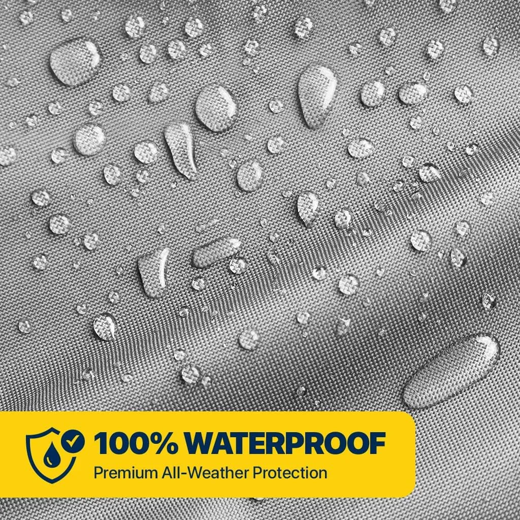 Seal Skin Covers Tri Hull Boat Cover, Waterproof Marine-Grade Cover Fits Up to 18.7'-19.6'L & 96" W, Heavy-Duty & UV-Resistant, Secure Fit with Straps for All-Weather Protection