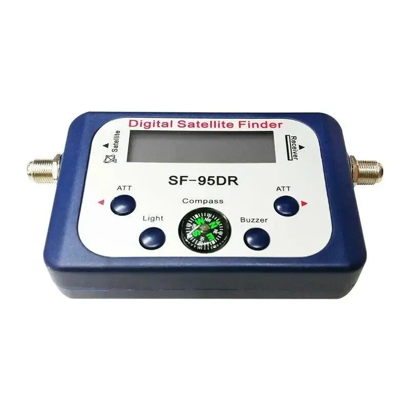 Sf-95Drl Digital Satellite Finder Signal Meter Compass TV Dish Fta LNB Satfinder