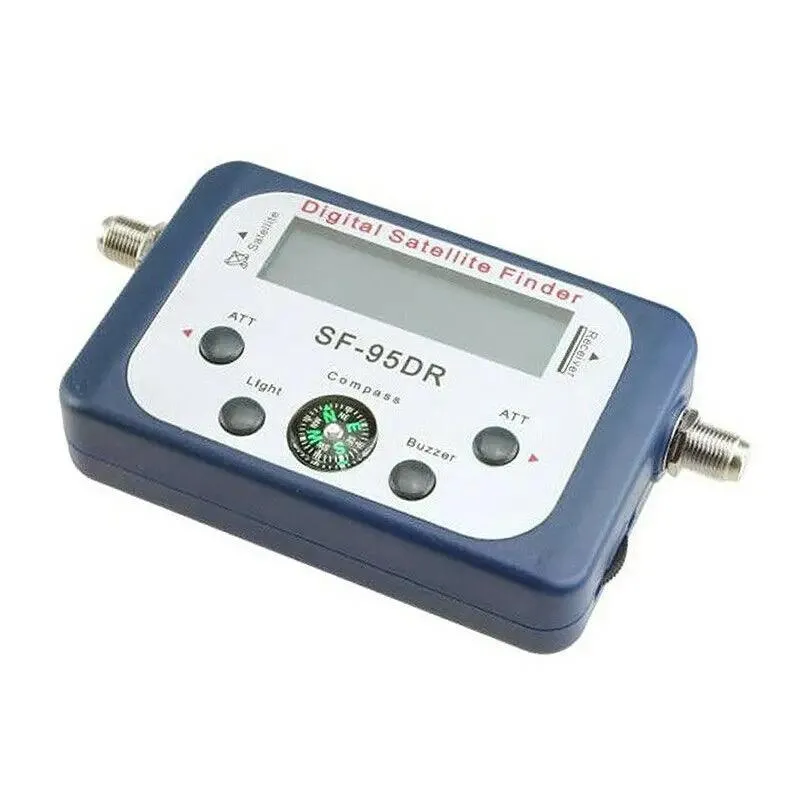 Sf-95Drl Digital Satellite Finder Signal Meter Compass TV Dish Fta LNB Satfinder