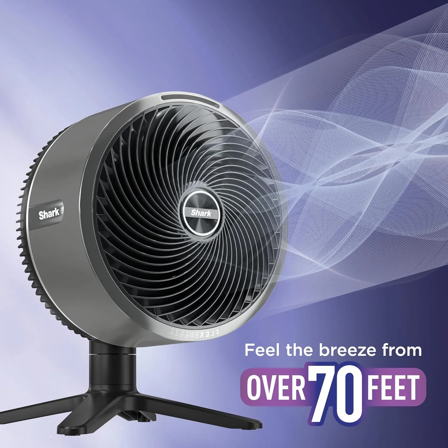 Shark FlexBreeze TableMate Portable Tabletop Fan, Outdoor, Indoor, Corded & Cordless Tabletop Fan, Quiet, Powerful, 70ft Range, Up to 24 Hours of Battery Runtime, for Home,Office and Bedroom, FA151BRN