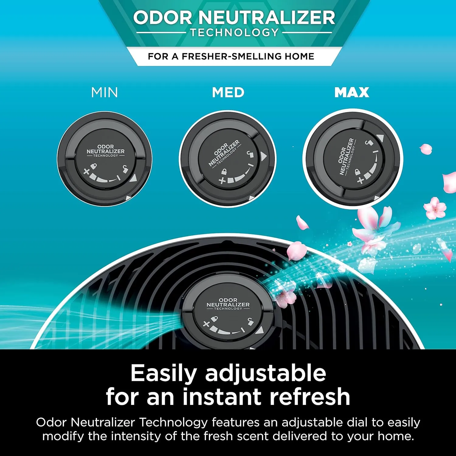 Shark HP132 Clean Sense Air Purifier with Odor Neutralizer Technology, HEPA Filter, 500 sq. ft., Small Room, Bedroom, Office, Captures 99.98% of Particles, Dust, Smoke & Allergens, Portable, White