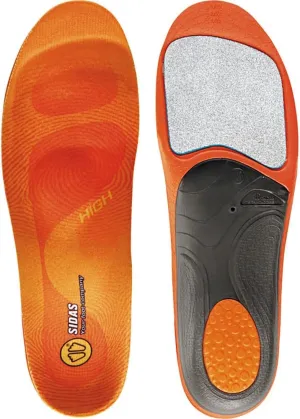 SIDAS Unisex Winter 3Feet Insulated Cushioned Skiing Insoles with EVA Pad for Arch Support, High-Arched Feet, Small (36-38)