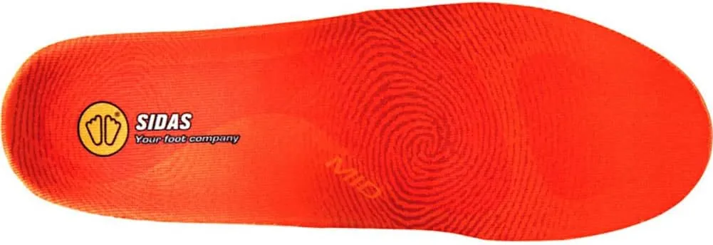 SIDAS Unisex Winter 3Feet Insulated Cushioned Skiing Insoles with EVA Pad for Arch Support, Medium-Arched Feet, X-Large (45-47)