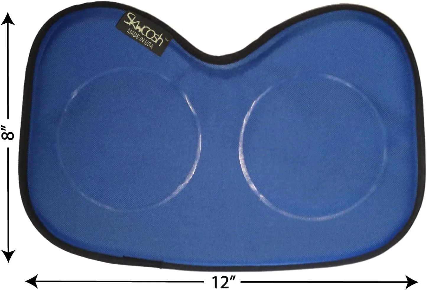 Skwoosh Row Pad Seat Cushion for Masters, Students, Scullers, Dragonboat, Outriggers, Accessories | Fits Concept2 | Gel Pressure Sitz Bone Comfort Relief | Made in USA (Royal Blue)