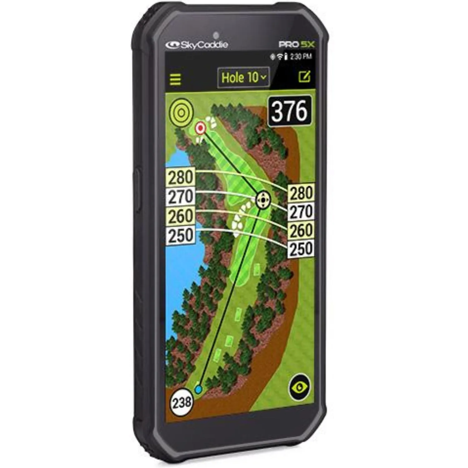 SkyCaddie Pro 5X Tourbook Handheld GPS Rangefinder (2024)   1 Year Protection Pack