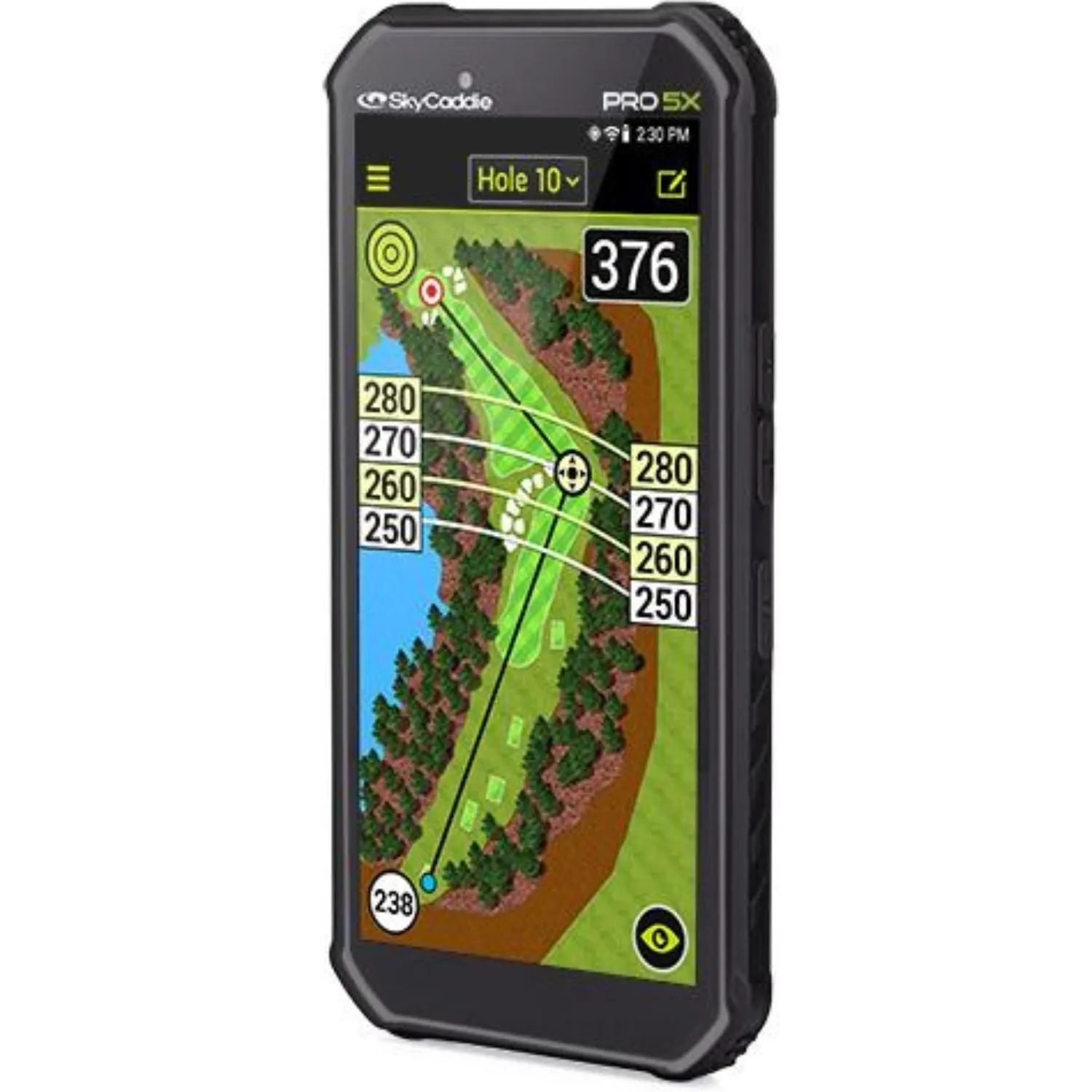 SkyCaddie Pro 5X Tourbook Handheld GPS Rangefinder (2024)   1 Year Protection Pack