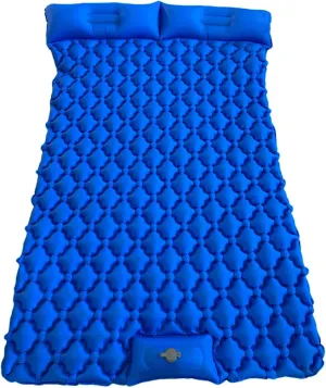 Sleeping Mat Double Camp Bed Sleeping Pad Ultralight Inflatable Mattress Camping Travel Tent Mat Beach Mat Picnic Blanket Self-Inflating Mats (Color : Green) (Blue)