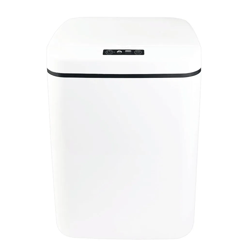 Smart Sensor Trash Can Automatic Kicking Garbage Bin for Kitchen Bathroom Waterproof Waste Bin(25CM)