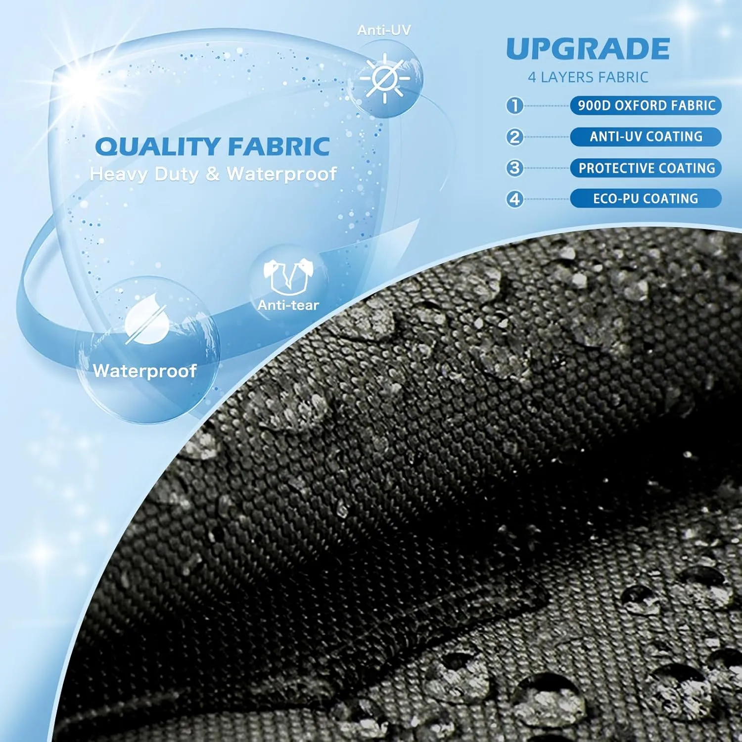 Solim 16FT Jon Boat Cover with Motor Cover, 900D PU Waterproof Heavy Duty Mooring Cover, Trailerable Marine Grade Polyester Canvas Replacement for Jon Boat 16' Long Beam Width Up to 75 in, Black