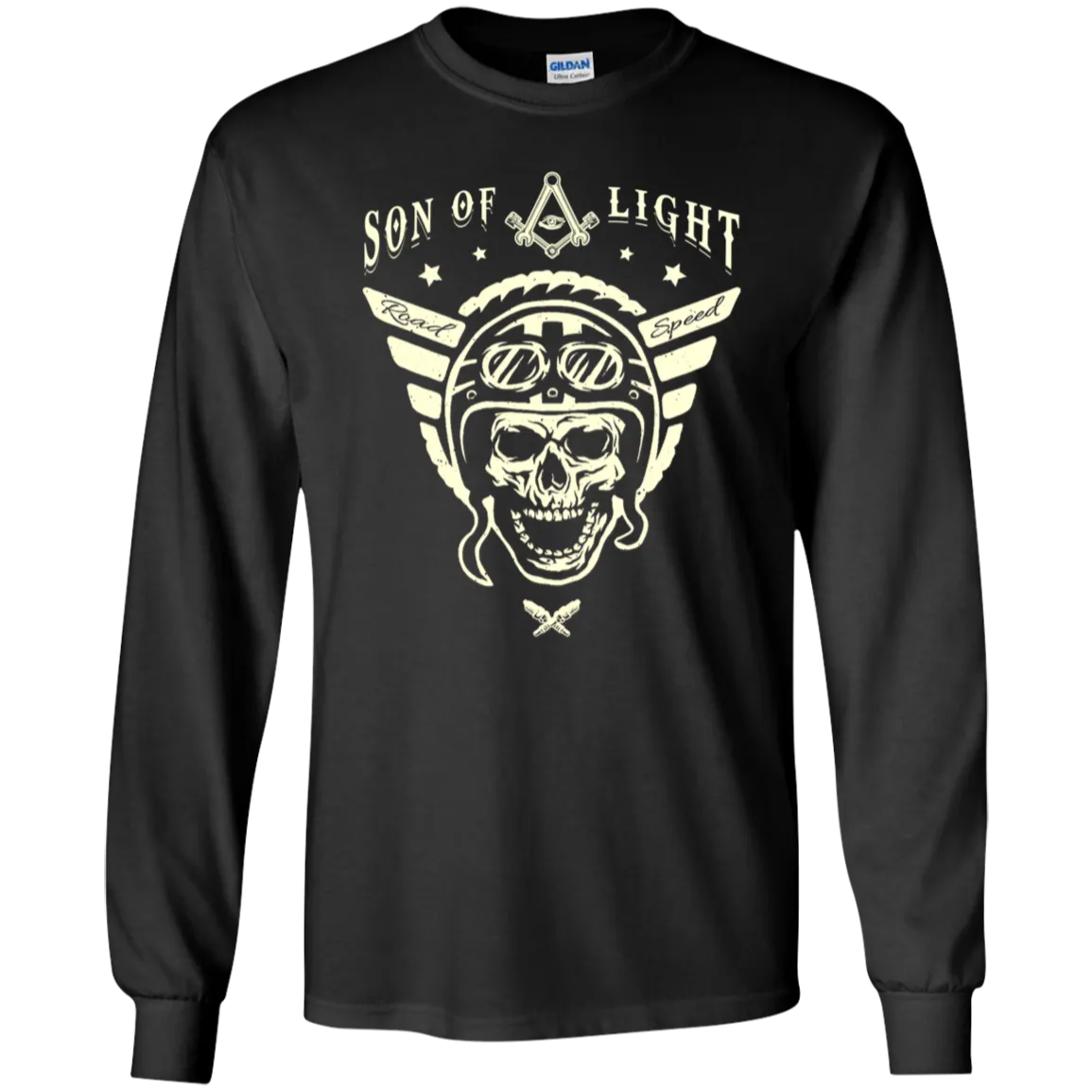 Son Of Light Rider Freemason Square & Compass Symbol