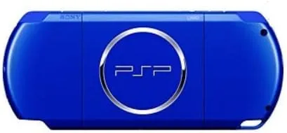 Sony PSP Slim and Lite 3000 Series Handheld Gaming Console with 2 Batteries and Memory Card (Marine Blue) (Renewed)