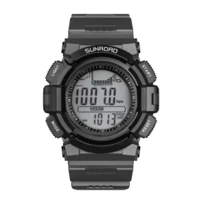 Sports Watch - Armored Small Block, 3ATM Waterproof, Digital Clock with Altimeter, Barometer, Compass