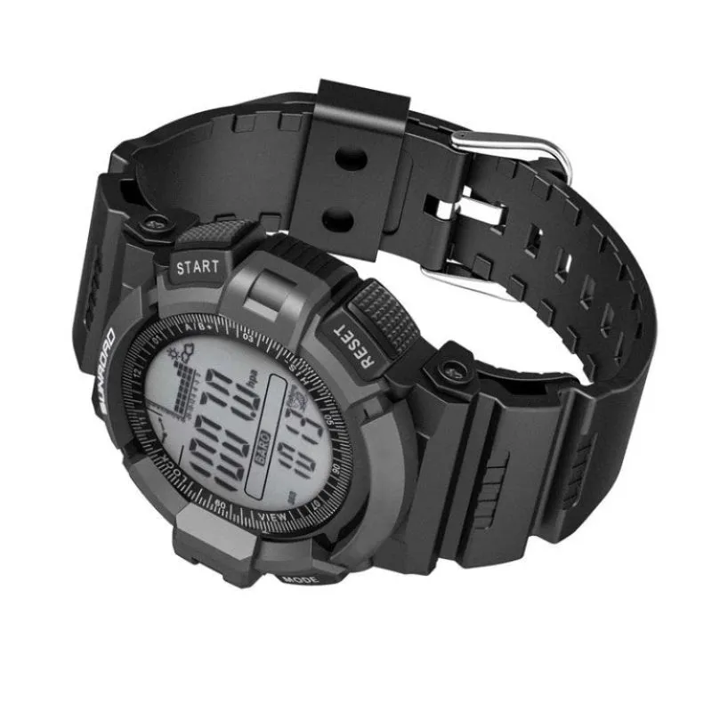 Sports Watch - Armored Small Block, 3ATM Waterproof, Digital Clock with Altimeter, Barometer, Compass