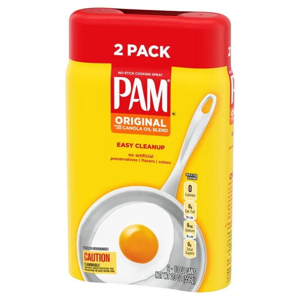 Spray, oz Original (2 Canola Affordable luxury Nonstick Pack) Cooking Baking Cooking PAM Helpful Spray, & Oil 10