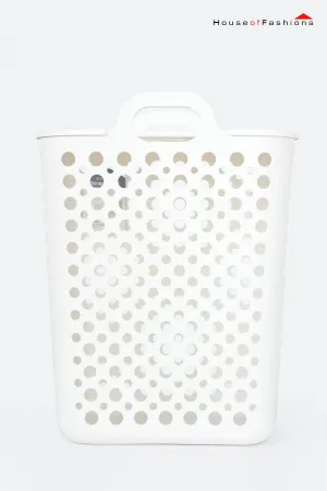 Square Dirty Clothes Basket Household Laundry Basket Hollow Dirty Clothes Storage Basket Plastic Storage Dirty Clothes Basket