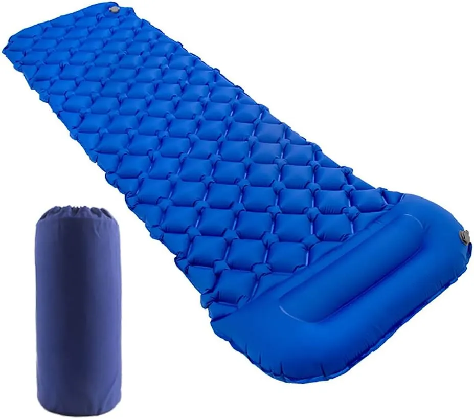 Star Smart Sleeping Pad for Camping Inflatable Backpacking Pad with Pillow, Ultralight Durable Camping Mattress,Hiking Air Mat,Camp Sleep Pad for Hiking Traveling & Outdoor Activities