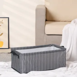 Storage Cube, Storage Bin with Handles for Shelves Closet, 1 Pack Sturdy Foldable Storage Basket for Organizing Clothes Blanket
