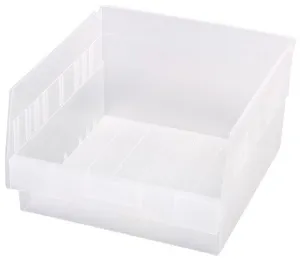 STORE-MORE 6"H Shelf Bin   11-5/8" x 11-1/8" x 6" ( Case of 8 )