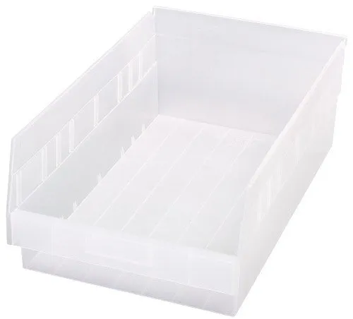 STORE-MORE 6"H Shelf Bin  17-7/8" x 11-1/8" x 6" ( Case of 8 )