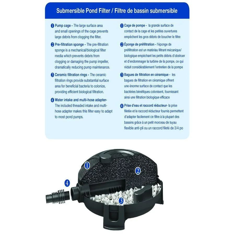 Submersible Pond Filter by Aquascape