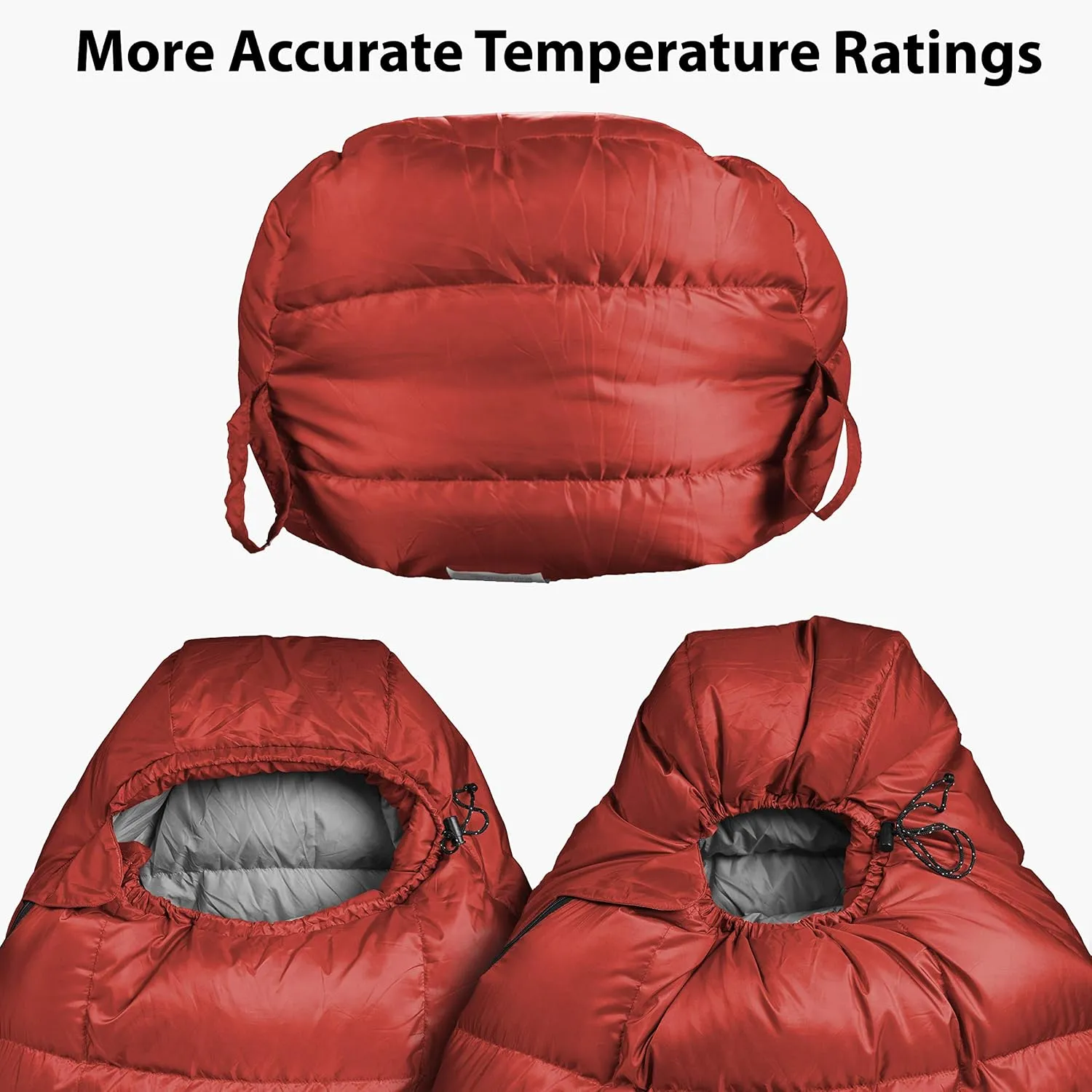 Summit Sleeping Bag 800  Fill Power Starting Under 2lbs Ultralight Backpacking Mummy Down Sleeping Bag for Lightweight Hiking & Camping