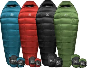Summit Sleeping Bag 800  Fill Power Starting Under 2lbs Ultralight Backpacking Mummy Down Sleeping Bag for Lightweight Hiking & Camping
