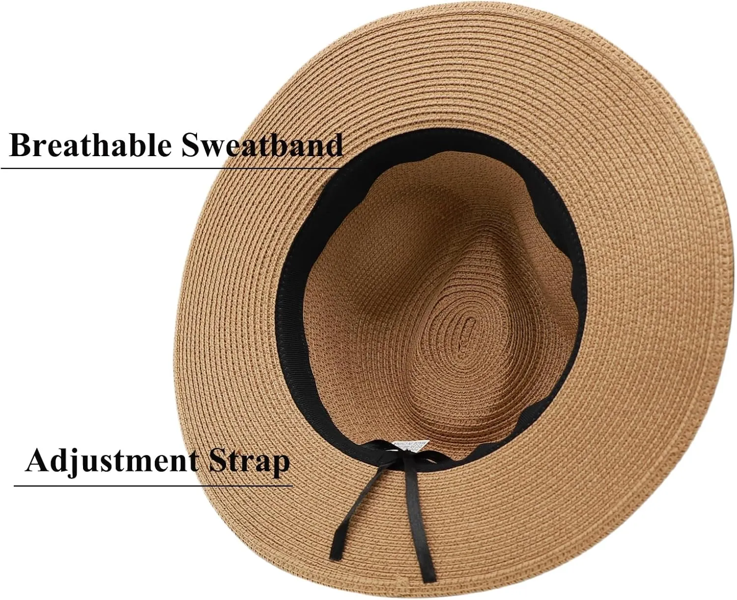 Sun Hat for Women Straw Hat Wide Brim Panama Hat Beach Hat for Men Fedora Hat for Women