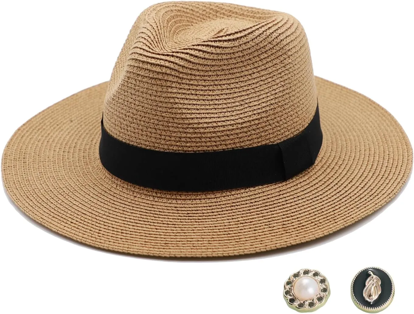 Sun Hat for Women Straw Hat Wide Brim Panama Hat Beach Hat for Men Fedora Hat for Women